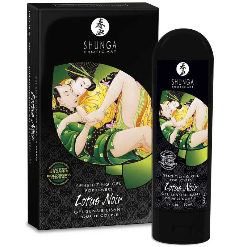 Stimuloiva ja kosteuttava geeli - Lotus Noir, 60 ml - Shunga | SHUNGA APHRODISIACS | Stimulantit naisille Stimuloiva ja kosteuttava geeli - Lotus Noir, 60 ml - Shunga | SHUNGA APHRODISIACS | Stimulantit naisille