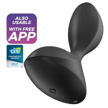 Satisfyer - Sweet Seal - Anaalivibraattori, Musta | SATISFYER CONNECT | Anaalilelut