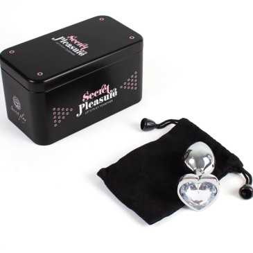 Metallinen Anaalitappi - Timantilla - Secretplay | SECRETPLAY TOYS | Seksilelut
