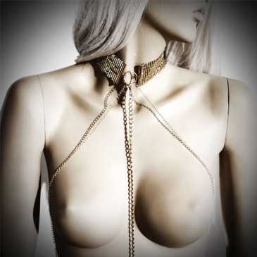 Kultainen Verkkopanta ja Ketjuvyö - Metallique - Bijoux | BIJOUX DESIRE METALLIQUE | Valmistettu metallista