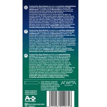 Kondomi - Non Stop Retard, 12 kpl - Control | CONTROL CONDOMS | Pidennetty nautinto