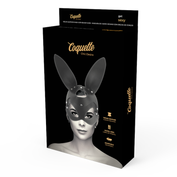 Nahkanaamari Pupunkorvilla - Coquette | COQUETTE ACCESSORIES | Naamiot
