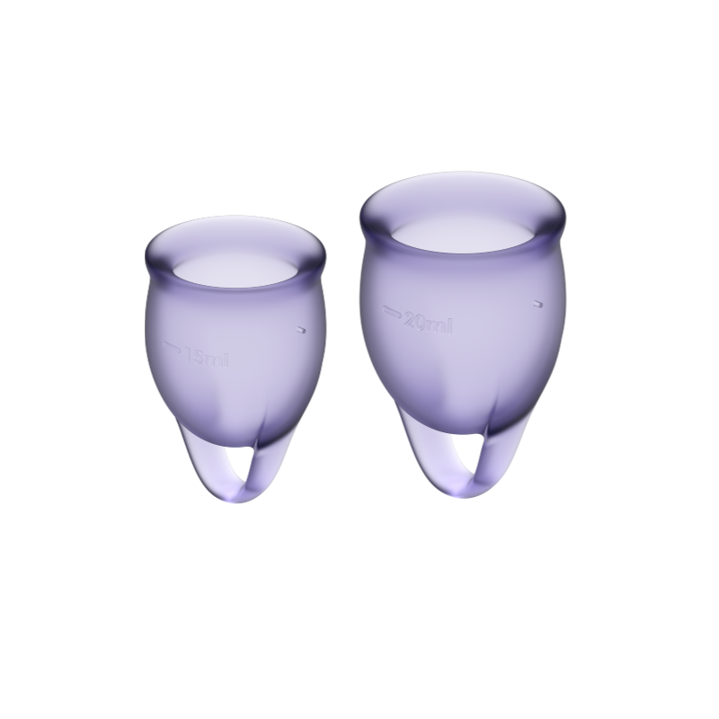 Satisfyer - Kuukuppi Feel Confident, Purppura | SATISFYER MENSTRUAL CUPS | Kuukuppi