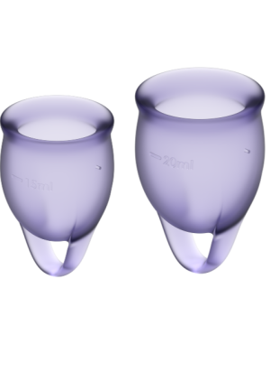 Satisfyer - Kuukuppi Feel Confident, Purppura | SATISFYER MENSTRUAL CUPS | Kuukuppi