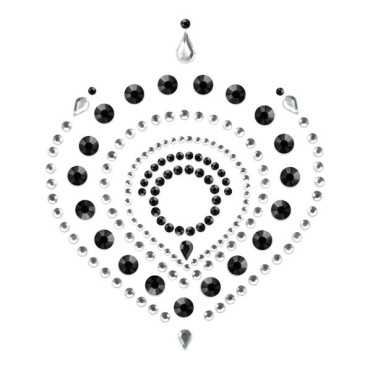 Vartalokoru - Flamboyant, musta/hopea - Bijoux | BIJOUX DESIRE METALLIQUE | Nännisuojat