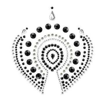 Vartalokoru - Flamboyant, musta/hopea - Bijoux | BIJOUX DESIRE METALLIQUE | Nännisuojat