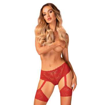 Tulipunaiset Pikkuhousut Belovya - Obsessive | OBSESSIVE GARTER & STOCKINGS | Naisten alusasut