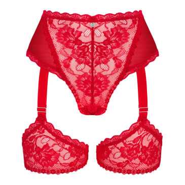 Tulipunaiset Pikkuhousut Belovya - Obsessive | OBSESSIVE GARTER & STOCKINGS | Naisten alusasut