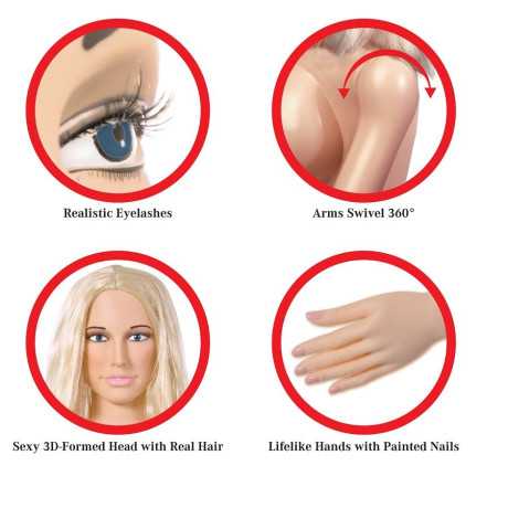 Seksinukke - Hannah Harper - Extreme Toyz | EXTREME DOLLZ | Puhallettavat seksinuket