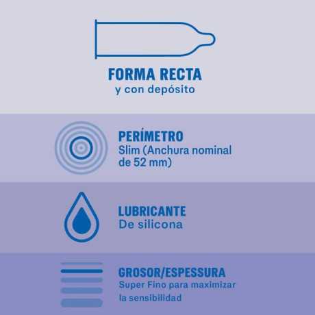 Durex - Extraohut Kondomi - Invisible, 12 kpl | DUREX CONDOMS | Kondomit