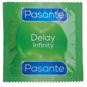 Kondomi - Delay Infinity, 12 kpl - Pasante | PASANTE | Pidennetty nautinto