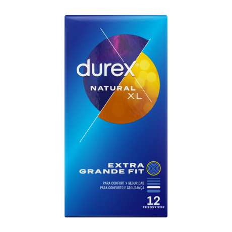 XL Kondomi - Natural, 12 kpl - Durex | DUREX CONDOMS | Koko XL (Suuri)