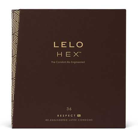 LELO - XL Kondomi - Hex Respect, 36 kpl | LELO | Koko XL (Suuri)