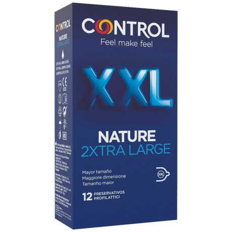 XXL Kondomi, 12 kpl - Control Nature | CONTROL CONDOMS | Koko XL (Suuri)