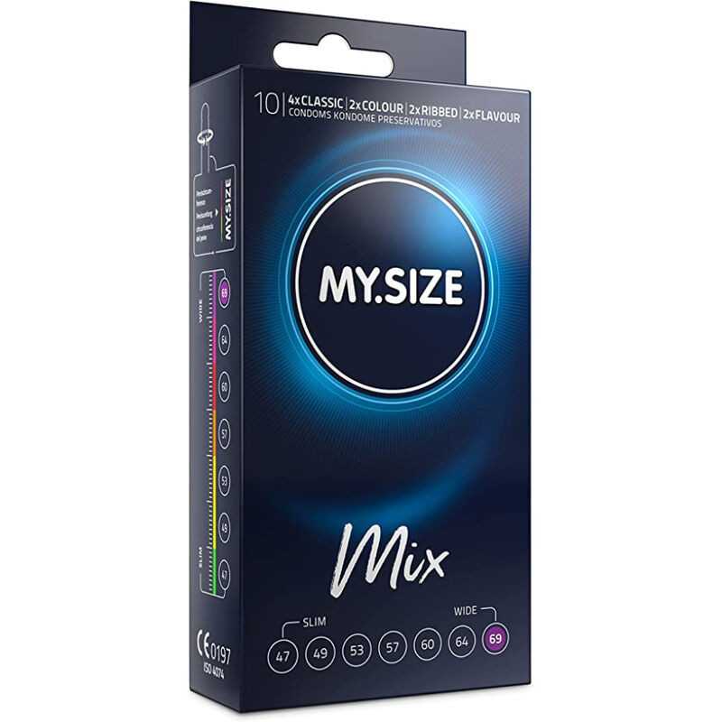 Kondomi - Mix, 69 mm, 10 kpl - My Size | MY SIZE MIX | Kondomit Kondomi - Mix, 69 mm, 10 kpl - My Size | MY SIZE MIX | Kondomit