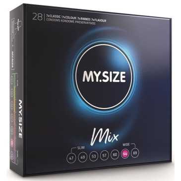 Kondomi - Mix, 64 mm, 28 kpl - My Size | MY SIZE MIX | Kondomit