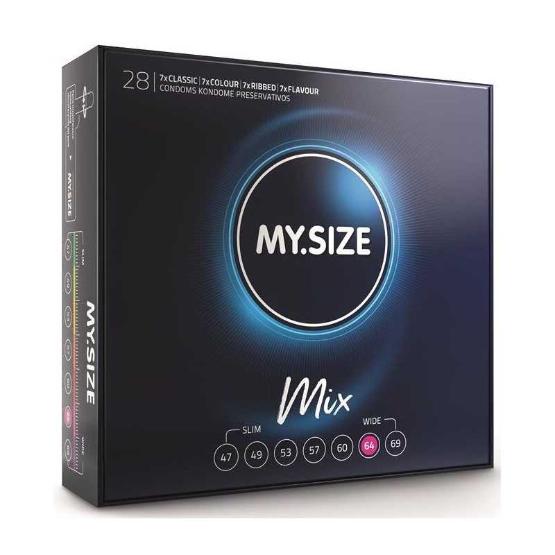 Kondomi - Mix, 64 mm, 28 kpl - My Size | MY SIZE MIX | Kondomit Kondomi - Mix, 64 mm, 28 kpl - My Size | MY SIZE MIX | Kondomit