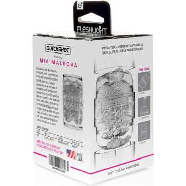 Fleshlight - Tuplamasturbaattori - Quickshot Mia Malkova | FLESHLIGHT ORIGIN | Seksilelut