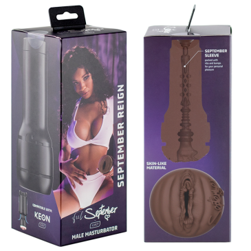 Keon by Kiiroo Feel September Reign - masturbaattori ja vesi-pohjainen liukuvoide 50 ml | KIIROO | Intiimituotteet