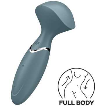 Satisfyer - Mini Wond-er - Gris | SATISFYER WAND | Vibraattorit
