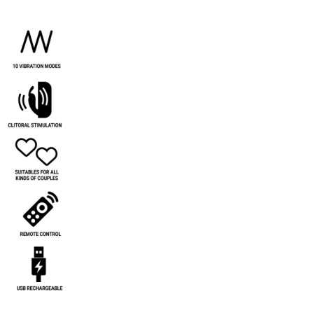 Pariskuntavibraattori - Kama - Rithual | RITHUAL | Vibraattorit kaukosäätimellä