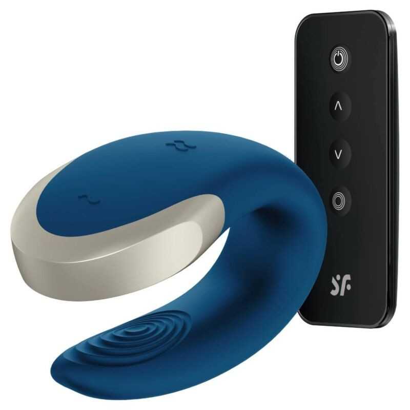 Satisfyer - Double Love Pariskuntavibraattori - Sininen | SATISFYER PARTNER | Vibraattorit Satisfyer - Double Love Pariskuntavibraattori - Sininen | SATISFYER PARTNER | Vibraattorit
