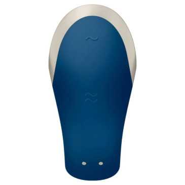 Satisfyer - Double Love Pariskuntavibraattori - Sininen | SATISFYER PARTNER | Vibraattorit