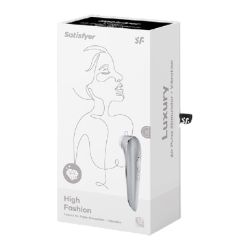 Satisfyer - Vibraattori - High Fashion Luxury Air Pulse | SATISFYER LUXURY | Klitoriskiihottimet