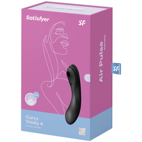 Satisfyer - Curve Trinity 4 - Air Pulse | SATISFYER AIR PULSE | Stimulaattorit