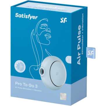 Satisfyer - Pro To Go 3 - Double Air Pulse Vibraattori | SATISFYER AIR PULSE | Stimulaattorit