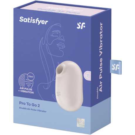 Satisfyer - Pro To Go 2 - Vibraattori | SATISFYER AIR PULSE | Stimulaattorit