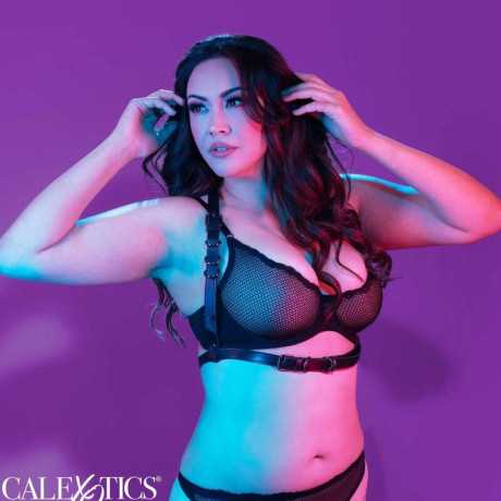 Halter Buckle Harness - Plus Size - Calex | CALIFORNIA EXOTICS | BDSM-vaatteet ja asusteet