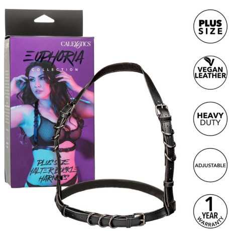 Halter Buckle Harness - Plus Size - Calex | CALIFORNIA EXOTICS | BDSM-vaatteet ja asusteet