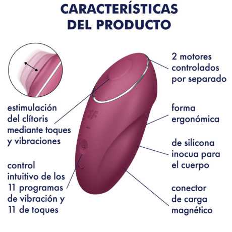Satisfyer - Tap Climax 1 - Vibraattori | SATISFYER LAYONS | Seksilelut