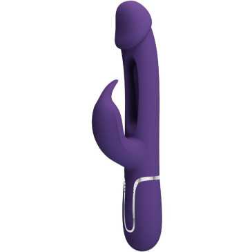 Rabbit-vibraattori - 3 in 1 Kampas - Pretty Love | PRETTY LOVE FLIRTATION | Seksilelut