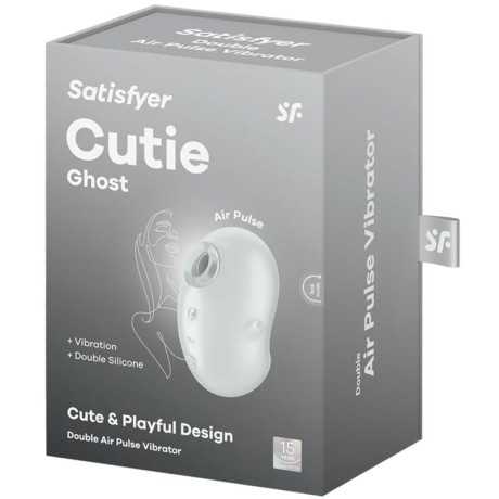 Satisfyer - Cutie Ghost - Vibraattori, Valkoinen | SATISFYER LAYONS | Seksilelut