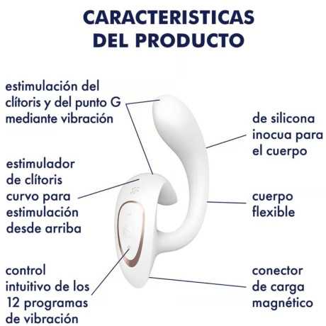 Satisfyer - Rabbit-vibraattori - G for Goddess 1, Valkoinen | SATISFYER VIBRATOR | Seksilelut