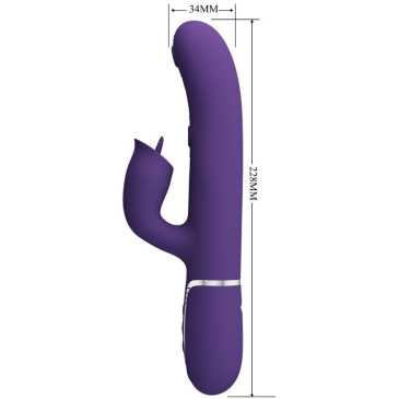Rabbit-vibraattori - Gigi - Purppura - Pretty Love | PRETTY LOVE FLIRTATION | Seksilelut