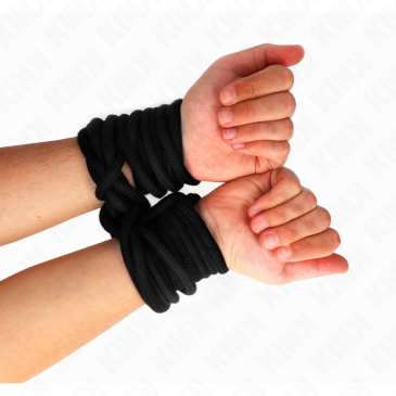 Puuvillaköysi, Musta 20 m - Kink | KINK ROPE ARTS | BDSM & Bondage
