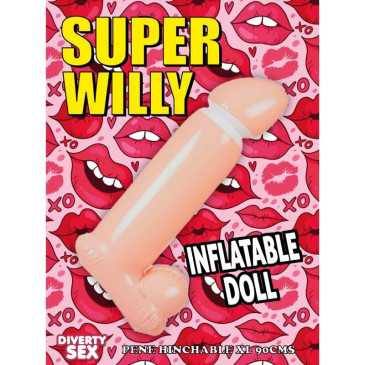 Täytettävä Penis Super Willy, 100 cm - Diablo Picante | DIABLO PICANTE | Muut tuotteet