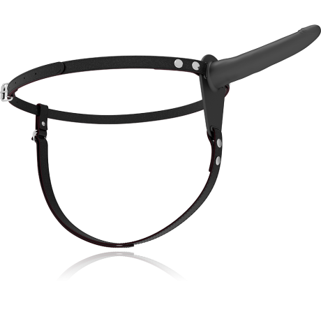 Strap-on Dildo - Musta, 15 cm - Fetish Submissive | FETISH SUBMISSIVE HARNESS | Seksilelut