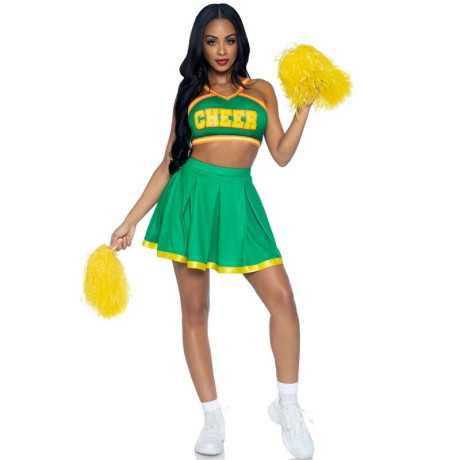 Aikuisten Naamiaisasu - Cheerleader, M/L - Leg Avenue | LEG AVENUE COSTUMES | Naisten seksiasut