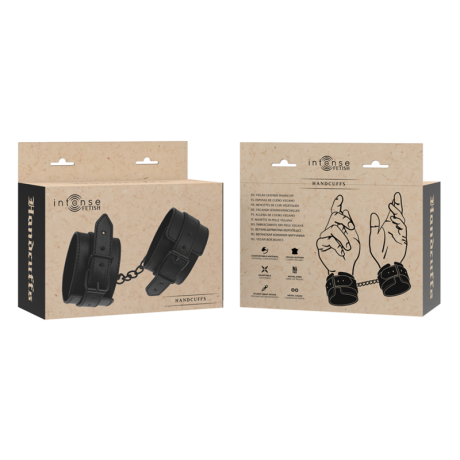 Vegaaninahkaiset Käsiraudat - Intense | INTENSE FETISH | Bondage