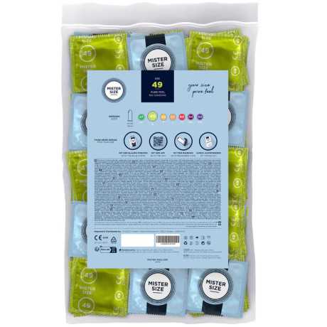 Kondomi S - 49 mm (100 kpl) - Mister Size | MISTER SIZE | Kondomit