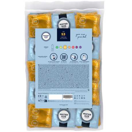 Kondomi M - 53 mm (100 kpl) - Mister Size | MISTER SIZE | Kondomit