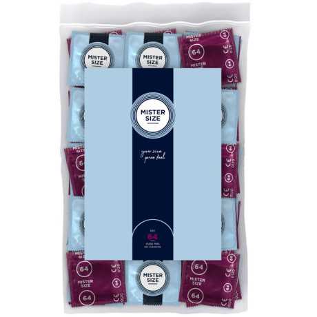 Kondomi XXL - 64 mm (100 kpl) - Mister Size | MISTER SIZE | Kondomit