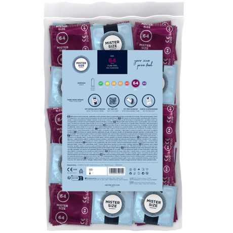 Kondomi XXL - 64 mm (100 kpl) - Mister Size | MISTER SIZE | Kondomit