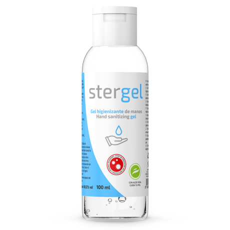Käsidesinfiointigeeli Aloe Veralla, 100 ml - Stergel