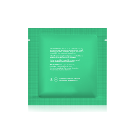 Liukuvoide Gel Nature - Kerta-annos 6 ml x 100 kpl - Confortex | CONFORTEX | Yksittäispakkaukset