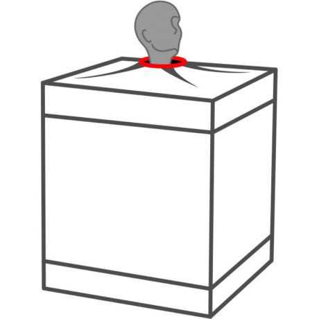 Bukkake Cabin, Musta/Punainen - Secret Dome | SECRET DOME | BDSM & Bondage